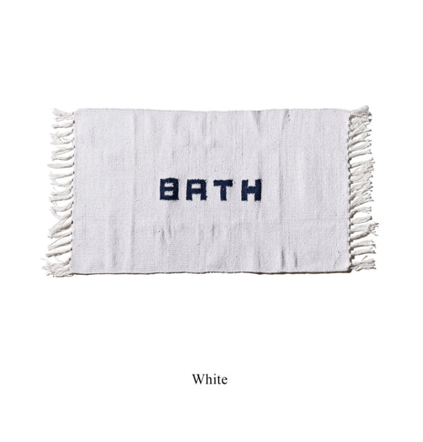 HANDLOOMED RECYCLE YARN BATH MAT [110929]