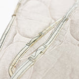 VINTAGE PARACHUTE LINE QUILTED BLANKET / White