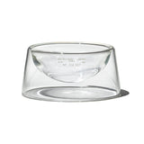 BOROSILICATE GLASS PET BOWL