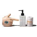 TILE PATTERNED BATH ENSEMBLE / Soap Dispenser