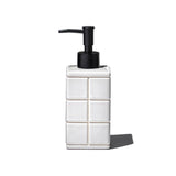 TILE PATTERNED BATH ENSEMBLE / Soap Dispenser