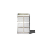 TILE PATTERNED BATH ENSEMBLE / Toothbrush Stand
