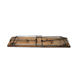 FOLDING TABLE / VINTAGE TRUCK BED WOOD