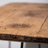 FOLDING TABLE / VINTAGE TRUCK BED WOOD
