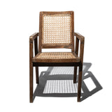 VINTAGE WOODEN CANE CHAIR