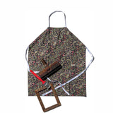 HAND PRINTED APRON / Paisley