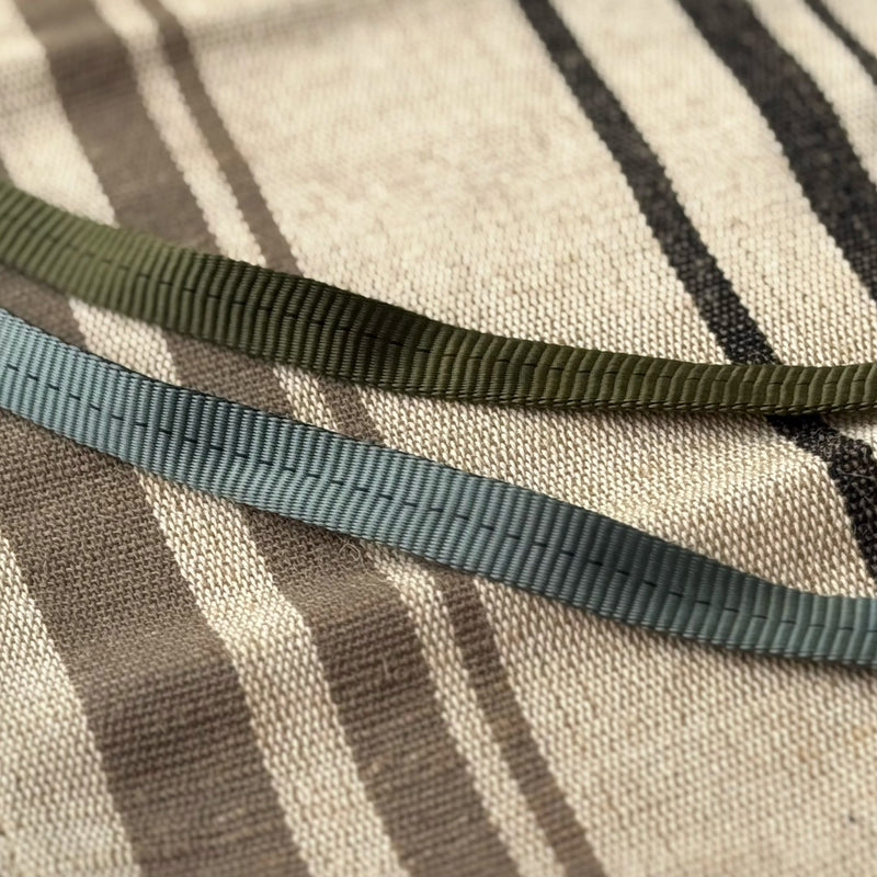 COTTON JUTE STRIPE APRON