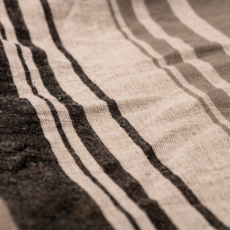 COTTON JUTE STRIPE APRON