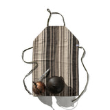 COTTON JUTE STRIPE APRON