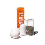BOROSILICATE GLASS SALT & PEPPER SHAKERS