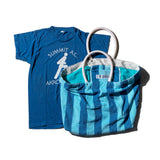 POOL BAG SINGLE COLOR LINING / Blue x Blue