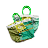 POOL BAG SINGLE COLOR LINING / Light Green x Light Green