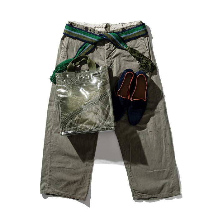 COVERED PARACHUTE DOCUMENT BAG / Olive