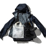 COVERED PARACHUTE DOCUMENT BAG / White