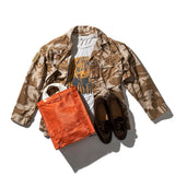 COVERED PARACHUTE DOCUMENT BAG / Orange