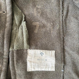 VINTAGE WOOL GARMENTS ZIP TOTE / Yellow Lining