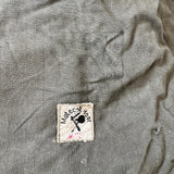 VINTAGE WOOL GARMENTS ZIP TOTE / Yellow Lining