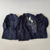 VINTAGE WOOL GARMENTS ZIP TOTE / Blue Lining