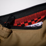 RUBBERIZED HOOD FABRIC x JACQUARD POUCH