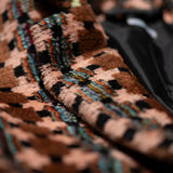 COLLARED COAT: TRUCK SEAT FABRIC