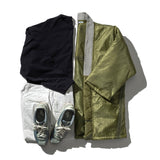 HANTEN JACKET: VINTAGE PARACHUTE / Olive