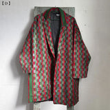 COLLARED COAT: TRUCK SEAT FABRIC