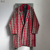 COLLARED COAT: TRUCK SEAT FABRIC