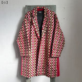 COLLARED COAT: TRUCK SEAT FABRIC