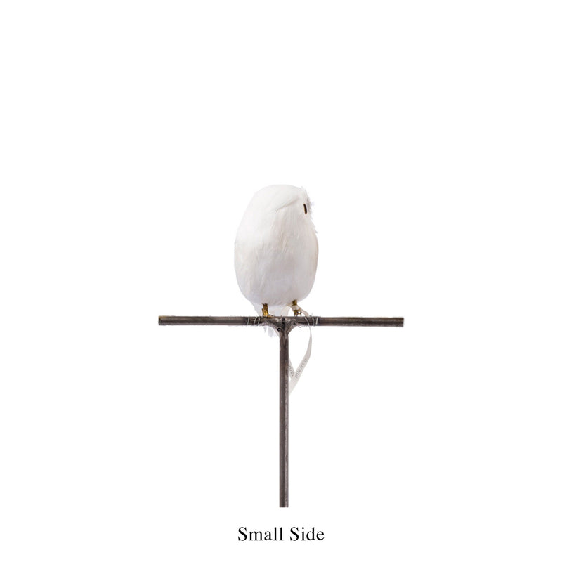 ARTIFICIAL BIRDS Owl White / Small