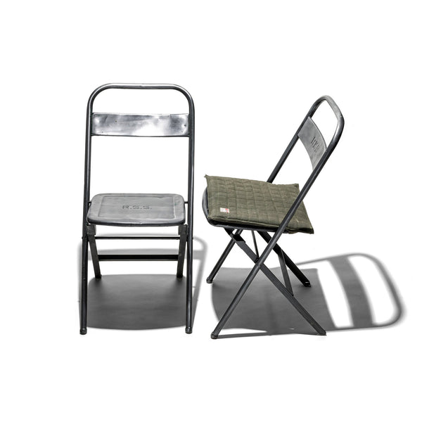 VINTAGE STEEL FOLDING CHAIR Natural PUEBCO KOREA